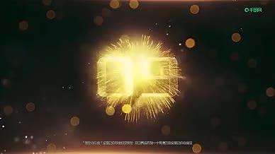 震撼大气金色粒子新年倒计时年会AE模板视频的预览图